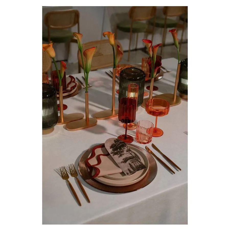 Сет бокалов Сквош Этюд в оранжевом - Фото миниатюра 8