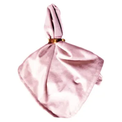 Салфетка велюр, светло-розовая - изображение 2