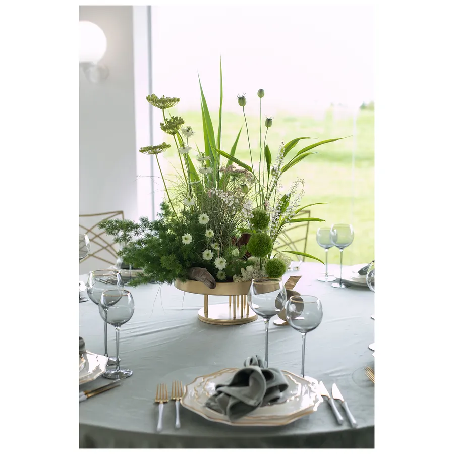 Бокал Сирен С дымчатый с золотой каймой - Фото миниатюра 2