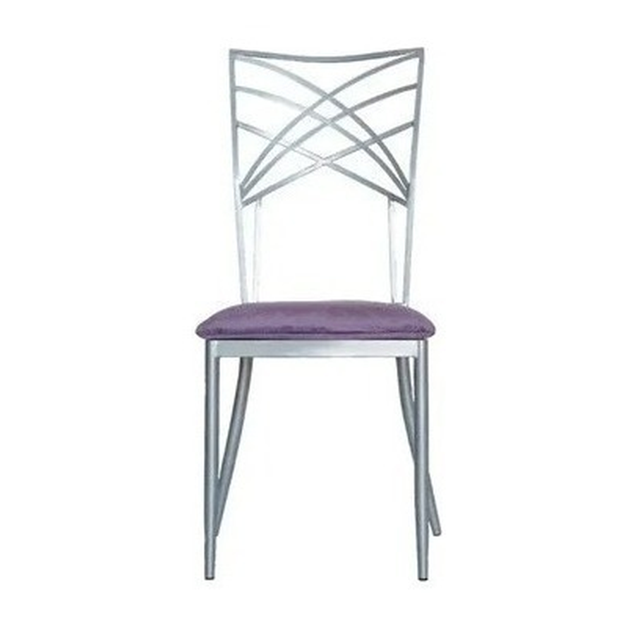 Стул Хамелеон серебро (велюр), сиреневый - Фото миниатюра 2