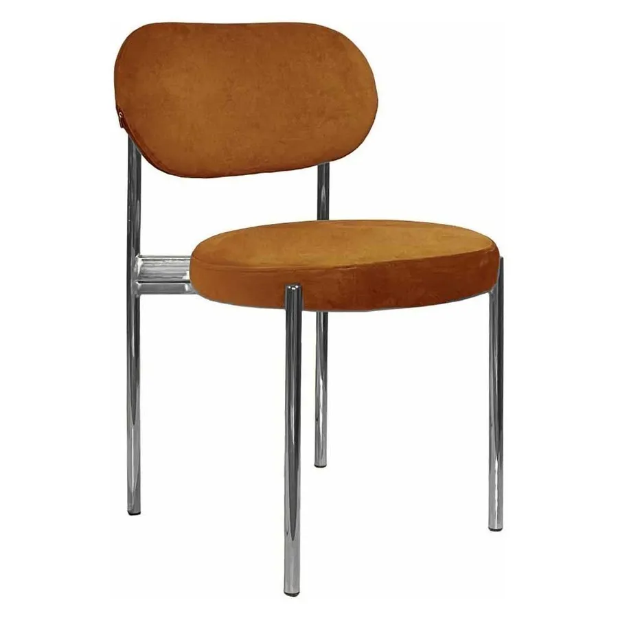 Стул Модерн Серебро, Терракотовый - Фото миниатюра 1