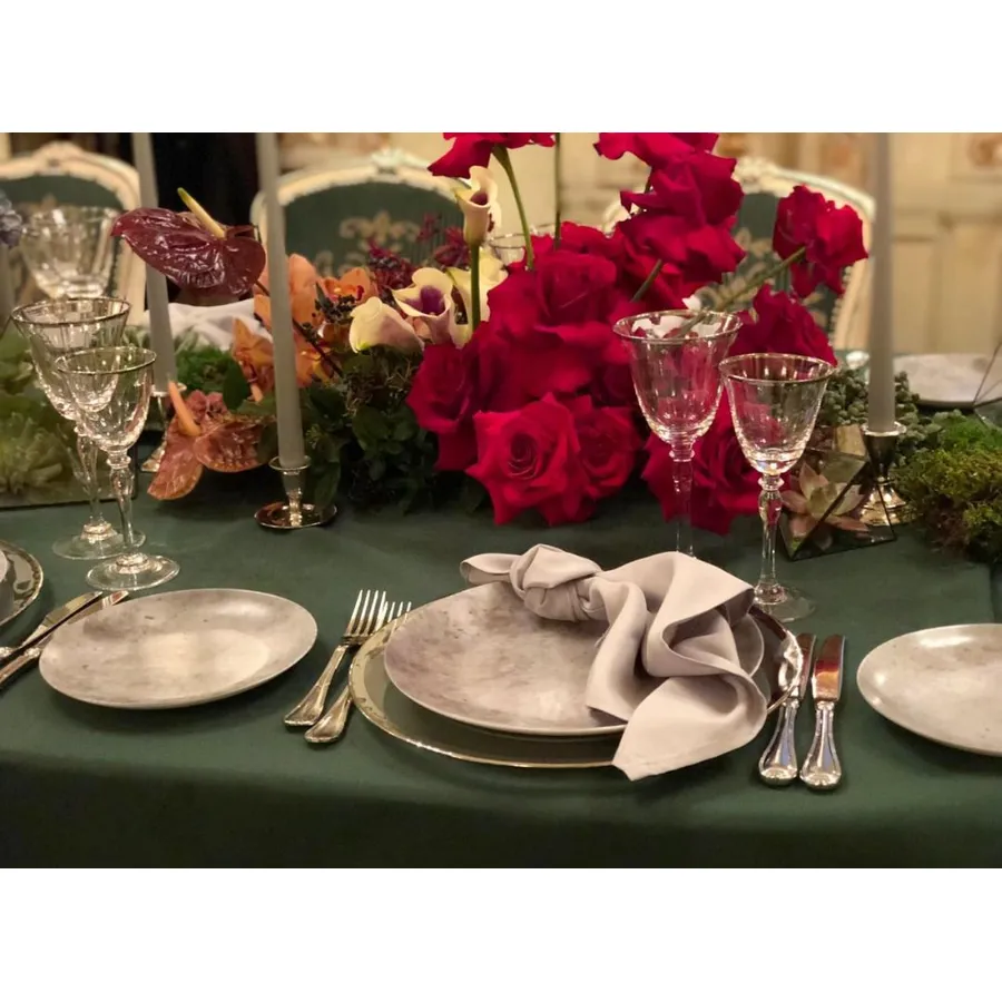 Сервировочная тарелка Париж Серебро - Фото миниатюра 5