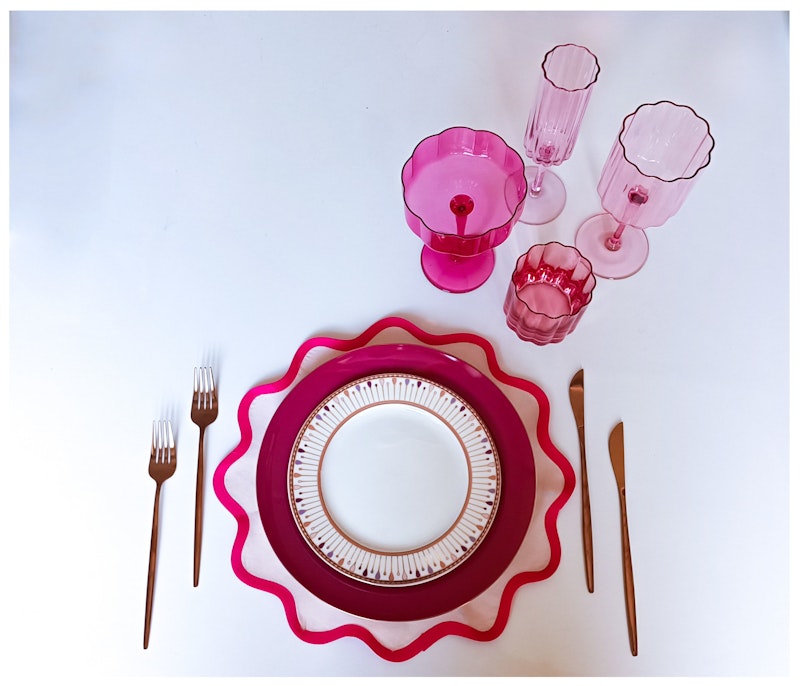 Сет бокалов Сквош Этюд в розовом