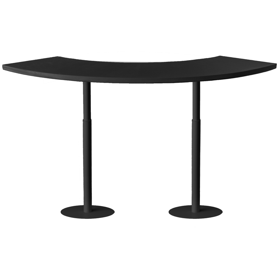 Стол коктейльный Твист Змейка М, Лакричный леденец + Черная ночь (телескопические ноги) - Фото миниатюра 1