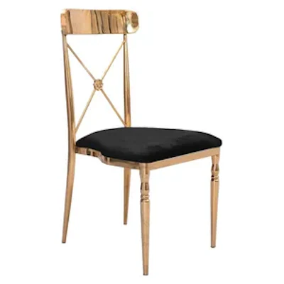 Стул Адлер, велюр, черный