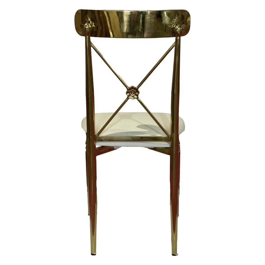 Стул Адлер, велюр, белый - Фото миниатюра 4