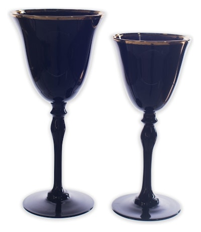 Сет бокалов Хлоэ черный