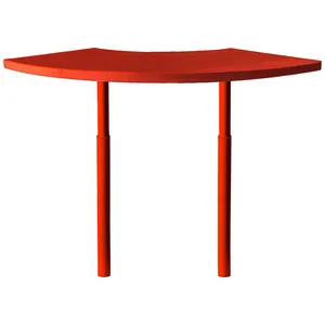 Стол коктейльный Твист Змейка С, Красный бархат + Малиново-красный (телескопическая нога) - изображение 2