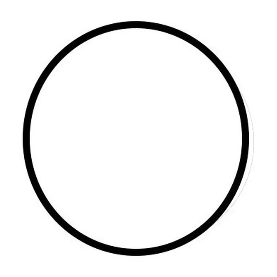 Чехол на круглый пуф, белоснежный - Фото миниатюра 1