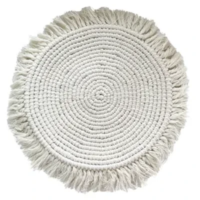 Подтарельник плетеный Макраме