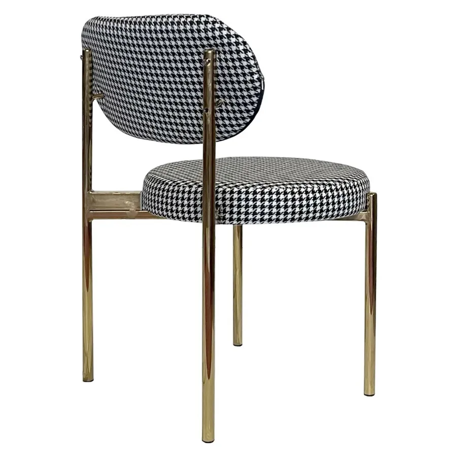 Стул Модерн Золото, Гусиная лапка - Фото миниатюра 4