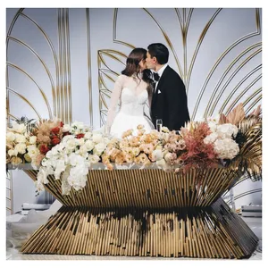 Стол-президиум Песочные Часы (золото/серебро/медь) - Фото 2