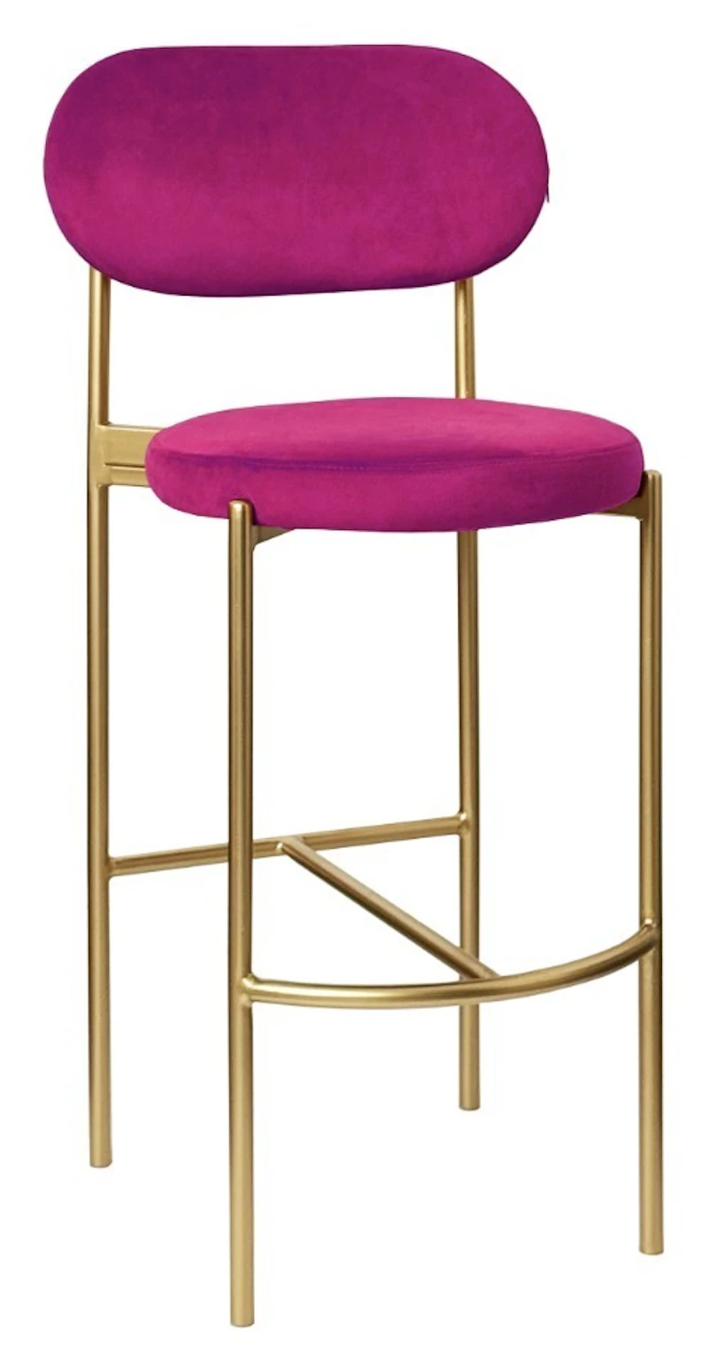 Стул барный Модерн Комфи Манящая фуксия (любой цвет каркаса)