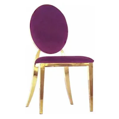 Стул Вашингтон Золото, велюр сливовый - изображение 2