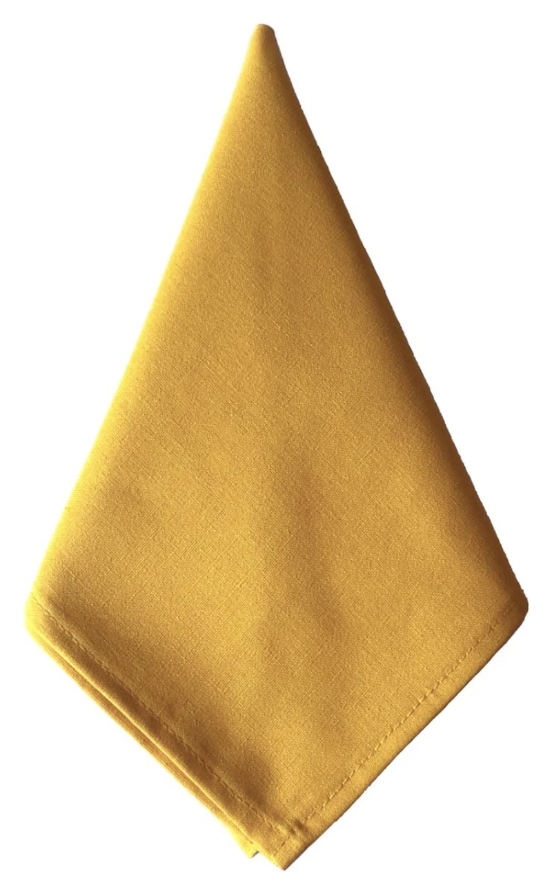 Салфетка из смесового льна, Самовлюбленный нарцисс