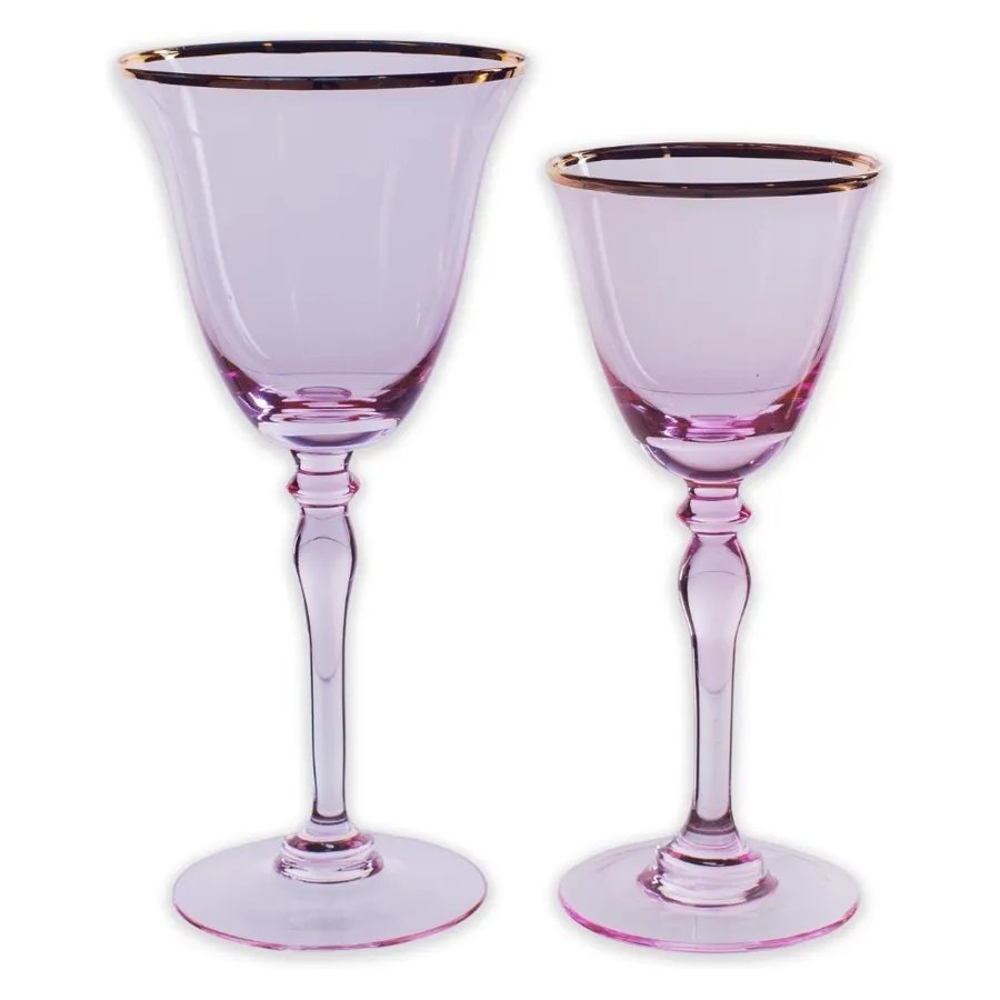 Сет бокалов Хлоэ  розовый - Фото миниатюра 1