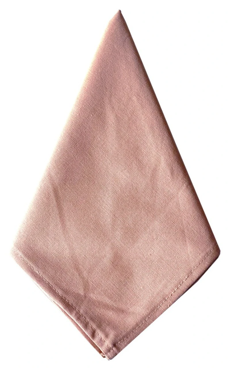 Салфетка из смесового льна, Припудренная Рози