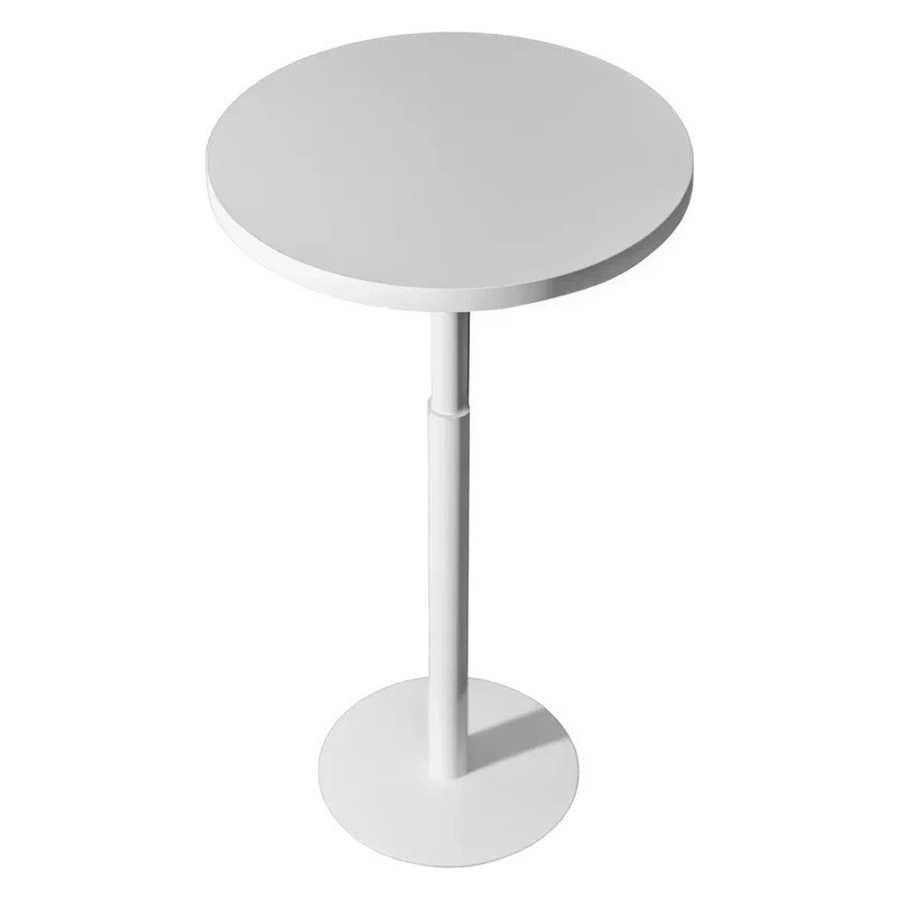 Стол коктейльный Твист Круглый Белый - Фото миниатюра 3