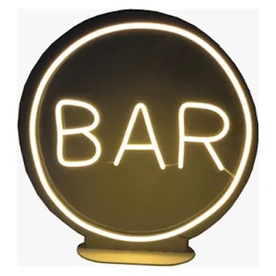 Неоновая надпись на подставке "Бар" - изображение 2