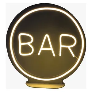 Неоновая надпись на подставке "Бар" - Фото 2