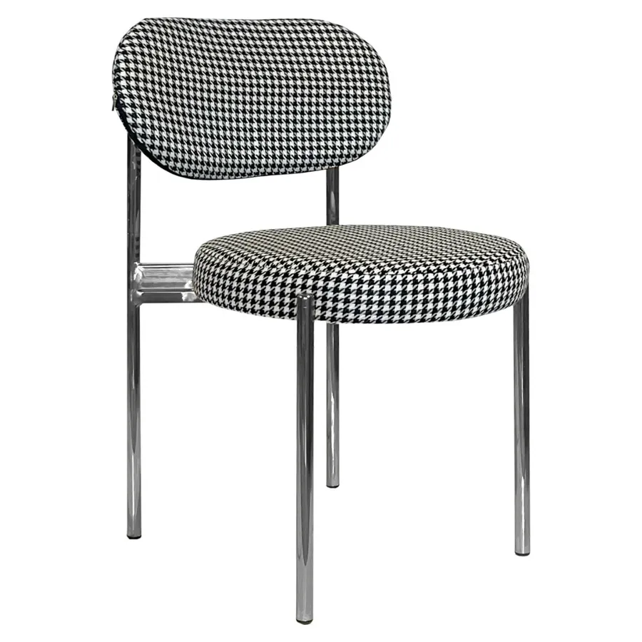 Стул Модерн Серебро, Гусиная лапка - Фото миниатюра 1