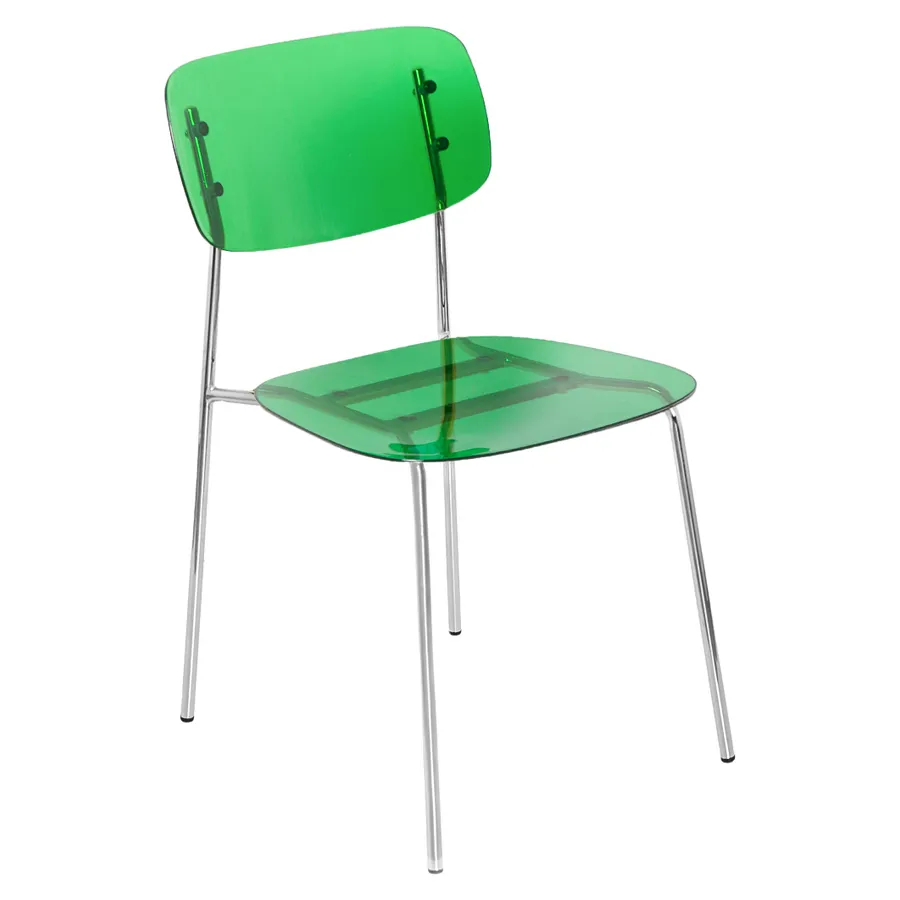 Стул Призм Серебро, Послание в бутылке - Фото миниатюра 1