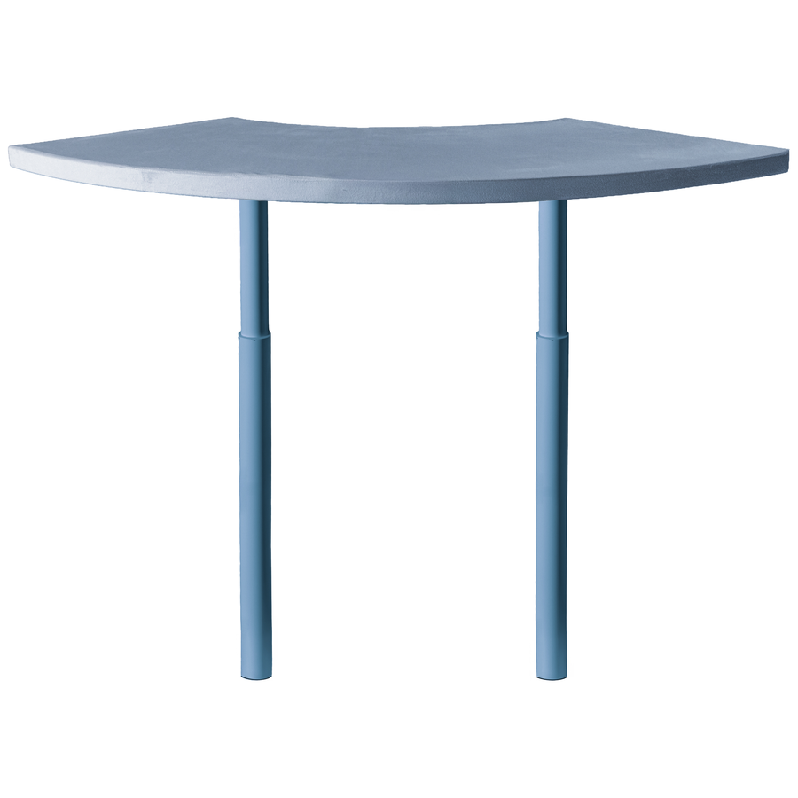 Стол коктейльный Твист Змейка С, Черничный йогурт + серо-голубой (телескопические ноги) - Фото миниатюра 2