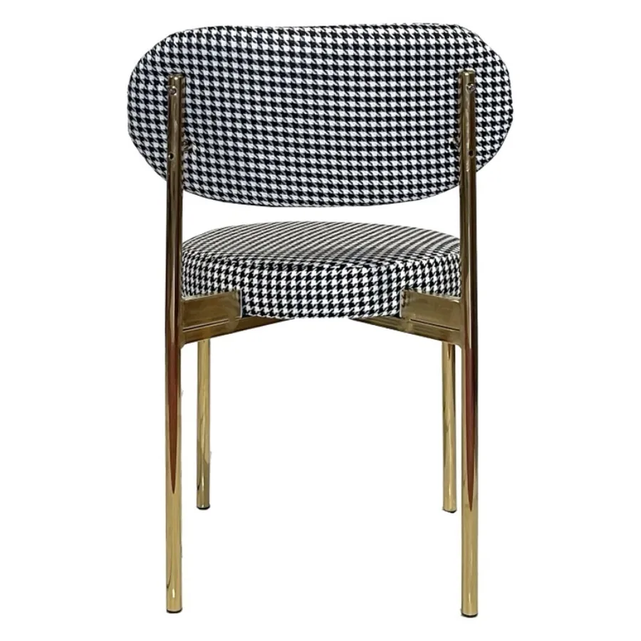 Стул Модерн Золото, Гусиная лапка - Фото миниатюра 5