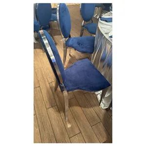 Стул Вашингтон Серебро, велюр сапфировый - Фото 2