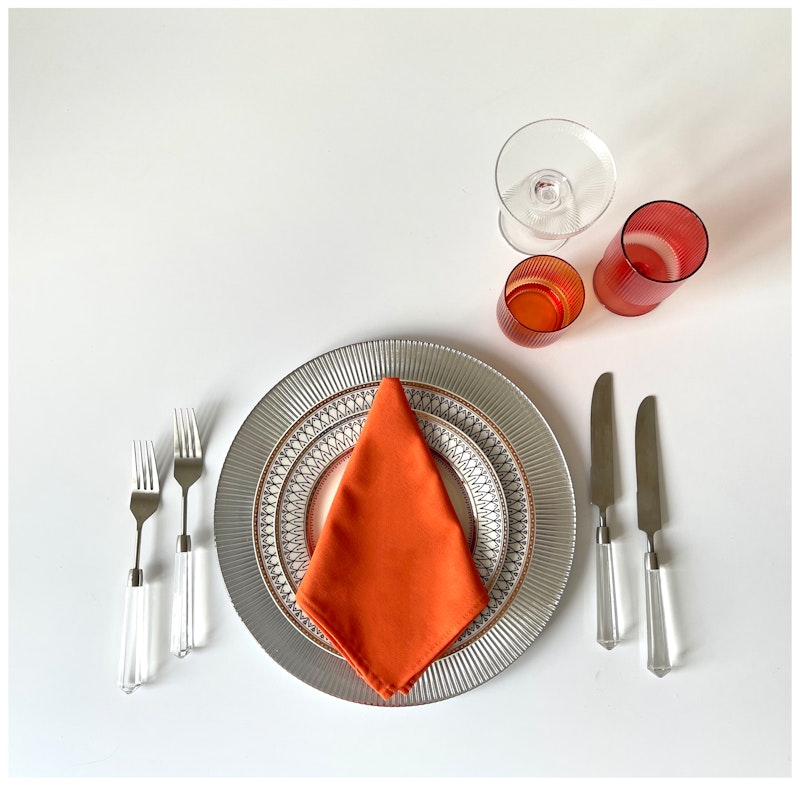 Тарелка Паттерн Черный М