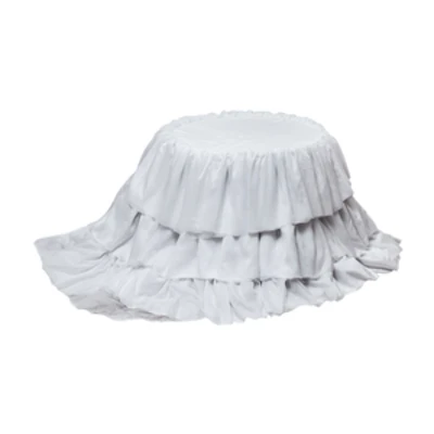 Скатерть с рюшами для столика для торта 