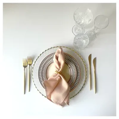 Сервировочная тарелка Кружево Золото - изображение 4