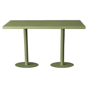 Стол коктейльный Твист Прямоугольный М, Фисташковое пралине + мачта (телескопические ноги) - изображение 3