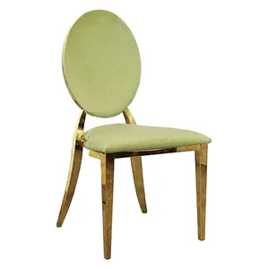 Стул Вашингтон Золото, велюр весенняя зелень