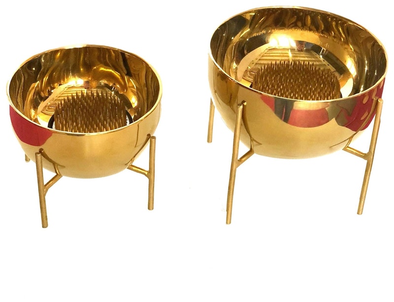 Набор вазочек Винтаж Золото + кензаны