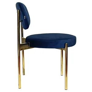 Стул Модерн Золото, Глубокий синий - Фото 2
