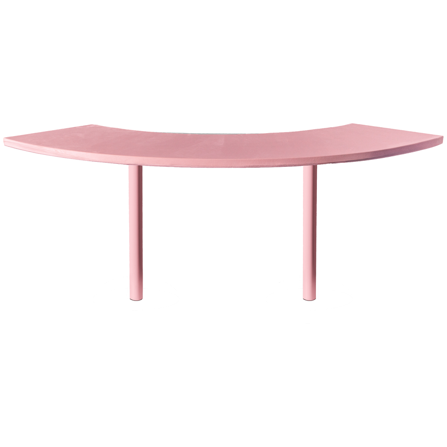 Стол коктейльный Твист Змейка М, Розовая помада + Куколка (телескопические ноги) - Фото миниатюра 4