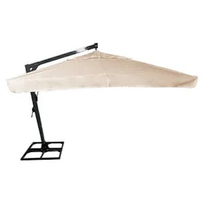 Зонт с боковой опорой 4х4, бежевый