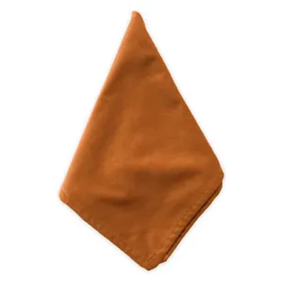 Салфетка велюр, терракотовая