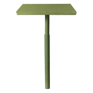 Стол коктейльный Твист Прямоугольный С, Фисташковое пралине + мачта (телескопические ноги) - изображение 2