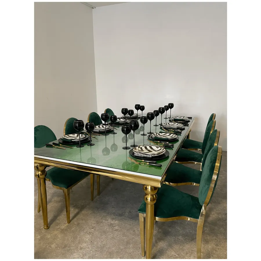 Стол Ректангл-240 Золото + печать на столешницу печать Принт и т.д. - Фото миниатюра 3