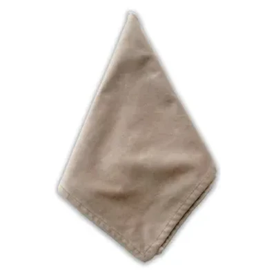 Салфетка  велюр, бежевая