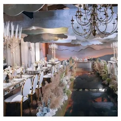 Канделябр золотой со стеклянными колбами Харизма (13 стоек) - изображение 6