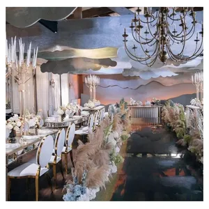 Канделябр золотой со стеклянными колбами Харизма (13 стоек) - Фото 6