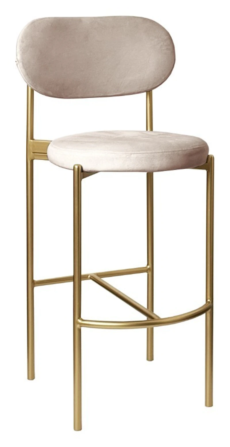 Стул барный Модерн Комфи Кремовый бисквит  (любой цвет каркаса)