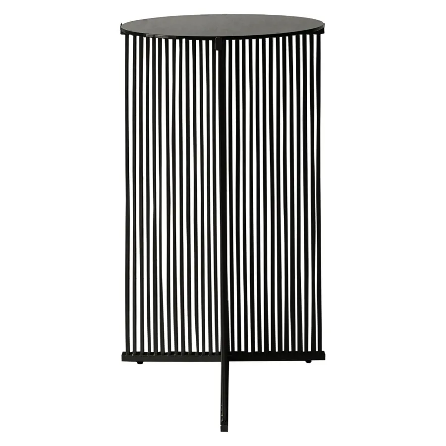 Коктейльный стол Шреддер Черный c черной столешницей - Фото миниатюра 2