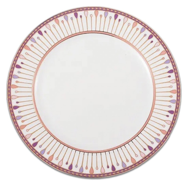 Тарелка Паттерн Розовый М