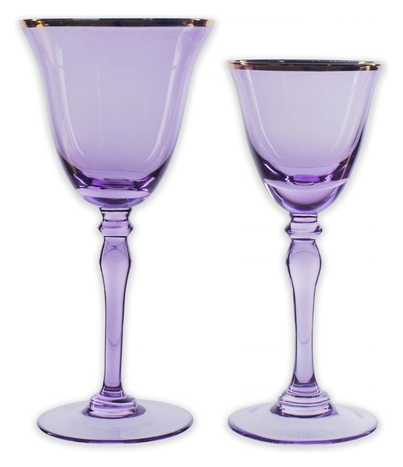 Сет бокалов Хлоэ сиреневый