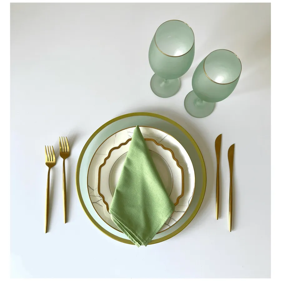 Салфетка из смесового льна, Алоэ, это ктоэ? - Фото миниатюра 2