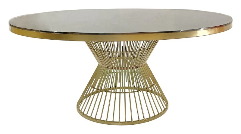 Стол Де Марко с зеркальной столешницей